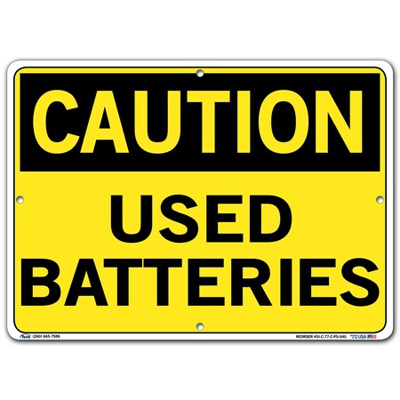 Vestil Polystyrene Sign, 10-1/2" H, 14-1/2" W, Polystyrene, Rectangle, English, SI-C-77-C-PS-040 SI-C-77-C-PS-040